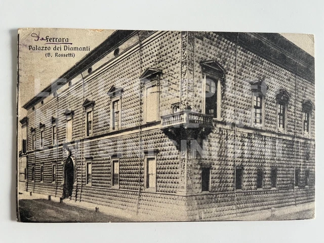 CARTOLINA FERRARA Palazzo dei Diamanti - ANNO 1932 - Viaggiata e Affrancata