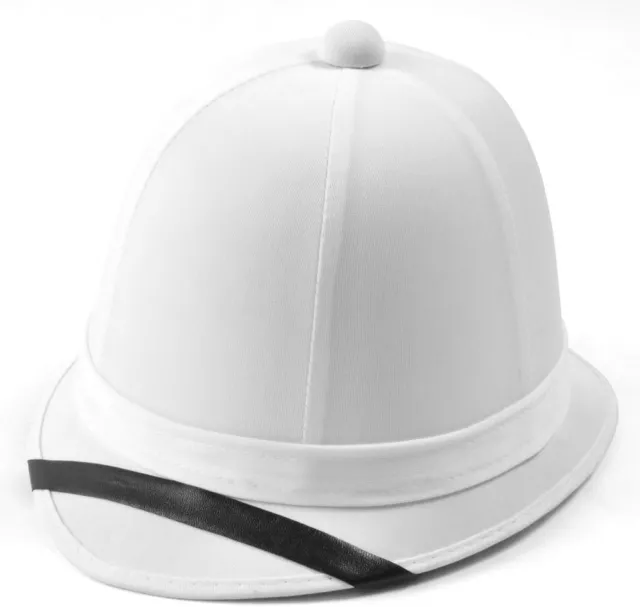 WHITE BOER WAR Pith Helmet (Pack of 1) - Comfortable & Authentic Design ...