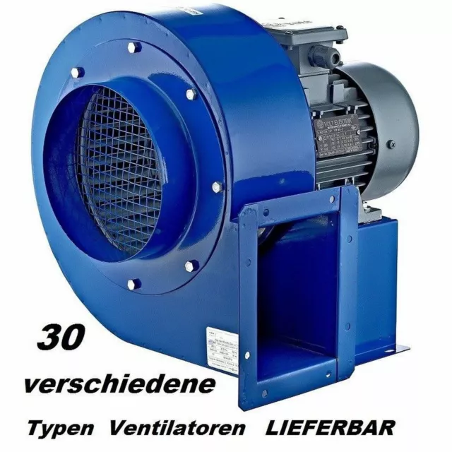 INDUSTRIE RADIALGEBLÄSE MIT Flansch Radialventilator Radial Lüfter/Gebläse  400V EUR 244,00 - PicClick DE