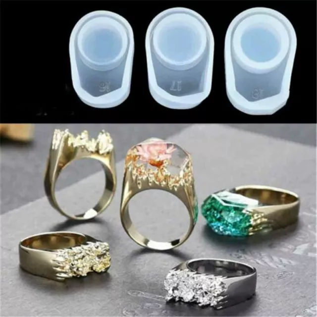 Mold Silicone Making Tool Pendant Resin Ring Mould Crystal UV Epoxy DIY Jewelry