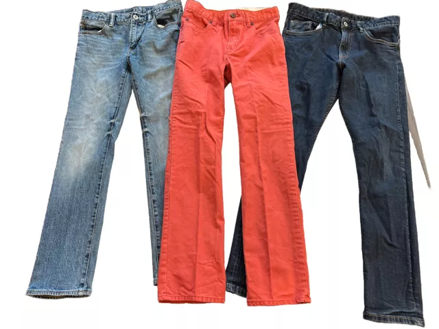 Bundle Of 3 - Gap & HM Skinny/Straight Denim Jeans For Boys Size 12