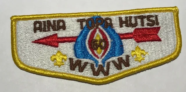 OA Lodge 60 Aina Topa Hutsi Flap Texas gold  Boy Scout CF3