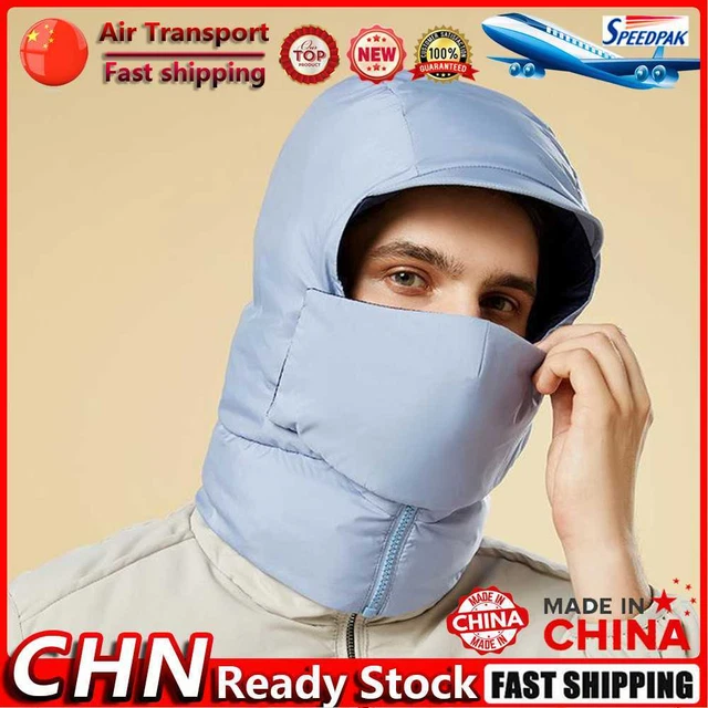 Cycling Caps Windproof Winter Headgear for Bike Motorcycle Riding (Blue) Fr