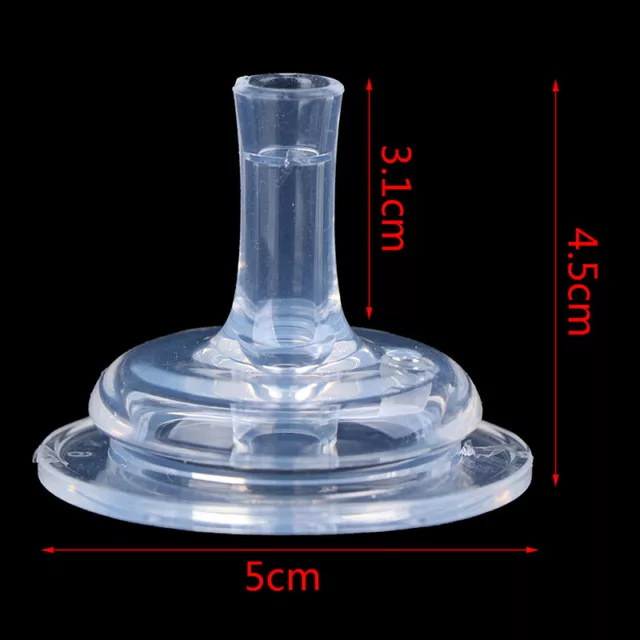 Accesorios de alimentación de silicona calibre de boca ancha para biberón B-ZY