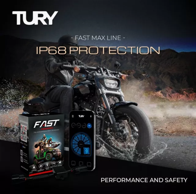 Tury FAST IP 5.0 Throttle Response Controller / Anti-Theft Device - FASTIP3.3F