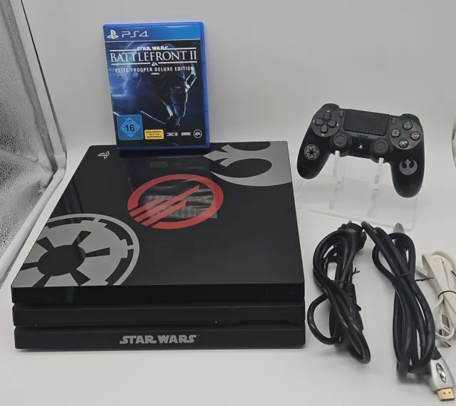 PS4 / Sony Playstation 4 - Konsole Pro 1TB #Limited Star Wars Edition & Spiel