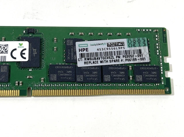 Pc4-2933y Ecc Ram 32GB SK Hynix DDR4 Server Memory - PC4-2933Y