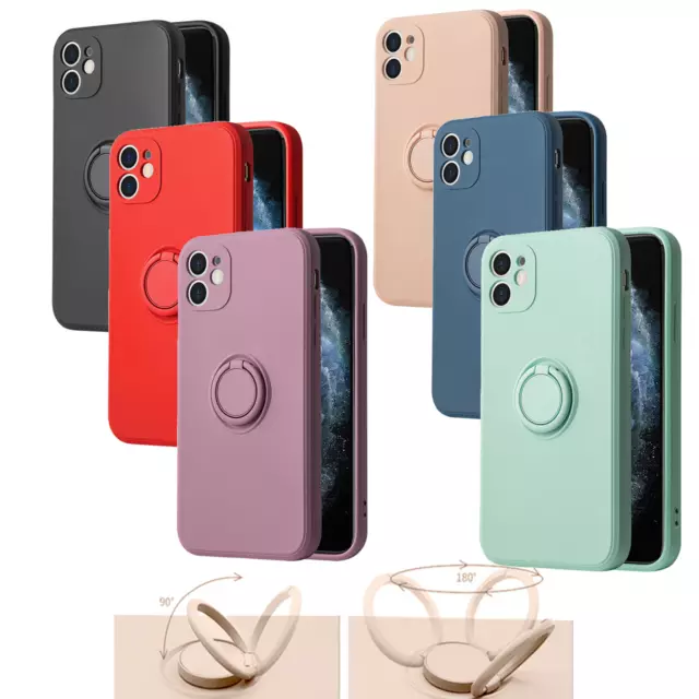 Für Samsung Galaxy A54 5G - Schutz Handy Hülle mit Ring Holder Case Tasche GRIP