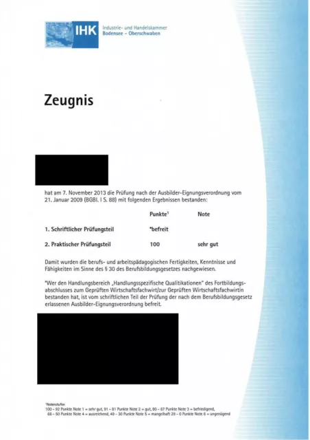 AEVO, ADA, Ausbilder, Präsentation, Ausarbeitung, Prüfung und mehr 100Pkt 2013