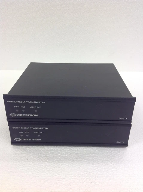 Lot Of 2 CRESTON Electronics QM-TX Quick Media Transmitter WORKING No Ac Adapter