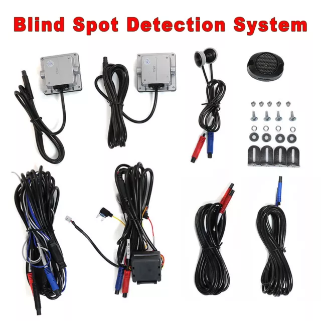 Universal 24Ghz Microwave Radar Blind Spot Detection BSD Monitoring System Kit