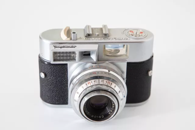 APPAREIL PHOTO-VOIGTLANDER VITOMATIC II ARGENTIQUE 1950 -OBJECTIF 50mm 2,8-24X36