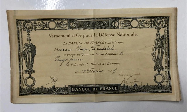 Pour D’Or For The Defense Bank French REF64456