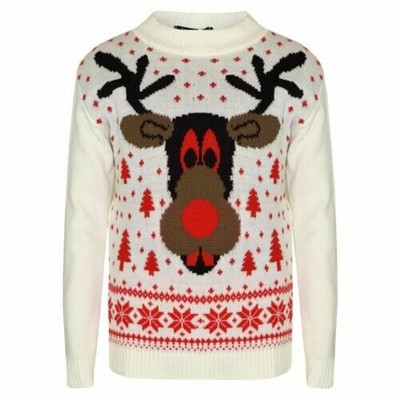 A2Z Bambini Maglione Natale Rudolph A2Z Festive Felpa Regali per Ragazze 