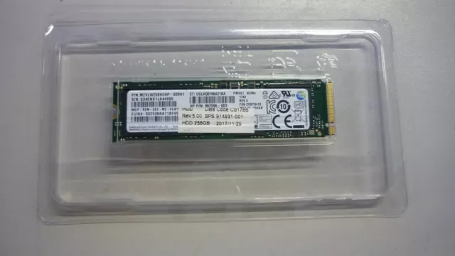 For Hp 914931-001 M.2 NVMe SSD Solid State Drive 256GB