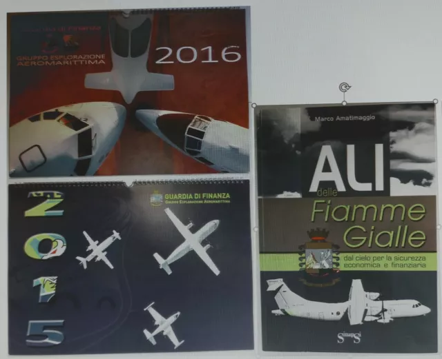 CALENDARIO STORICO GUARDIA di FINANZA 2016 2018 Esplorazione Aeromarittim +libro