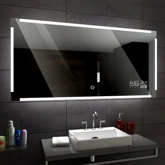 RYGA Lumineux LED Bain Miroir De La Salle sale mural | Interrupteur Accessoires