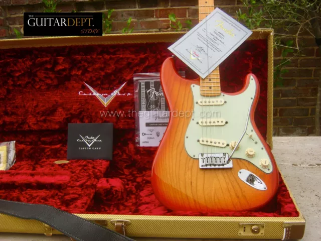 ♚EXQUISITE♚2010 FENDER Custom Shop DELUXE STRATOCASTER♚AA Maple♚SIENNA♚ASH♚Abbys