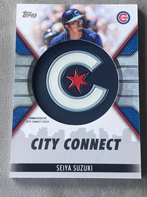 2023 Topps Series 1 - Seiya Suzuki - City Connect Cap Patch Relic CUBS