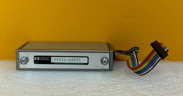 HP 33321-60030 DC to 4 GHz, SMA (F-F) Programmable Step Attenuator. Tested!