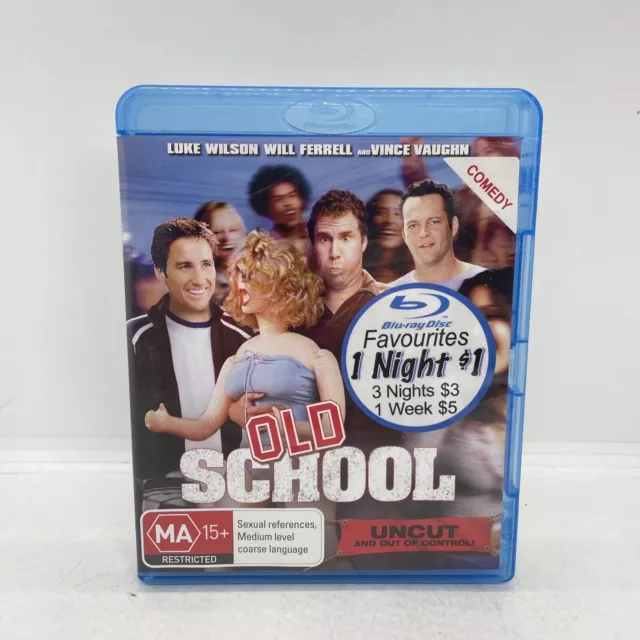 OLD SCHOOL UNCUT Blu-ray (Region B) - Will Ferrell, Luke Wilson