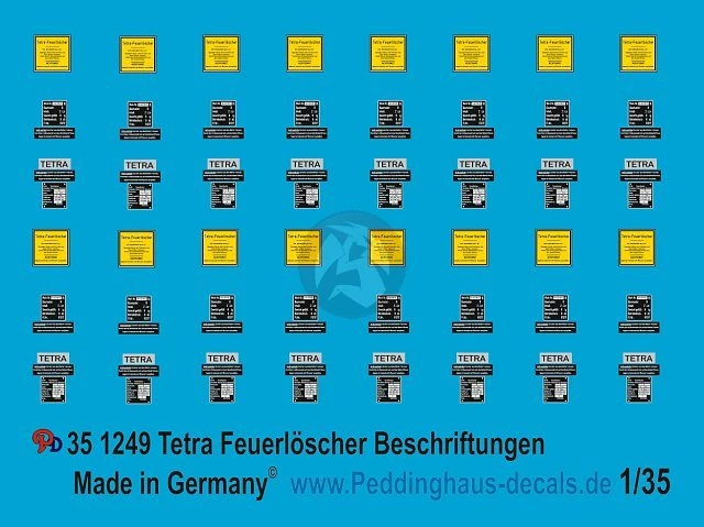 thumbnail image 2 of Peddinghaus 1/35 Italian Tank & Vehicle Markings WWII – Decal Sheet For 9 Vehicles, Model #1294 2 of 6