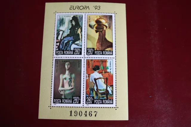 B-4, Europa Cept Mitläufer Rumänien Block postfrisch MiNr.: Bl. 282