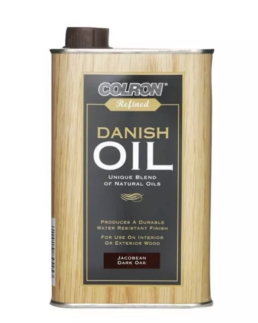 Aceite danés refinado Colron - roble oscuro jacobeo - 500 ml