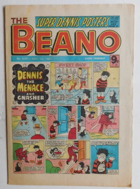 BEANO Comic #2051 - 7 November 1981
