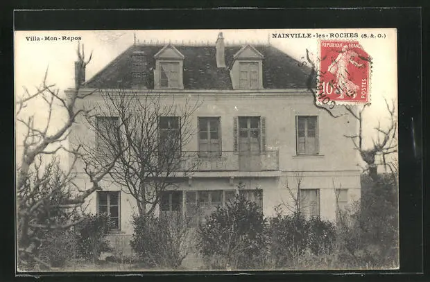 CPA Nainville-les-Roches, Villa Mon-Repos 1913