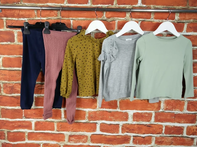 T-Shirt Pullover Ragazze Età 2-3 Anni Next H&M Zara Leggings Semplici 98Cm
