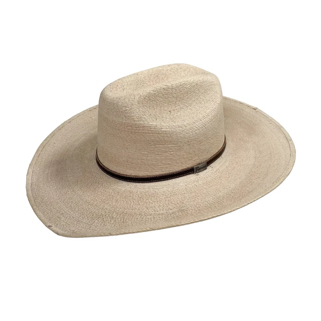 Atwood Marfa Low Crown Long Oval 7X Straw Cowboy Western Hat Mexico- Size 7