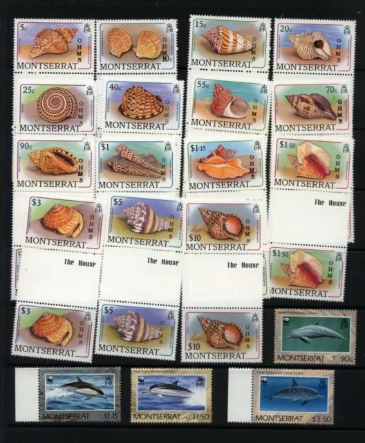 Montserrat  nice mint lot   19 stock pages  with better      KL0808