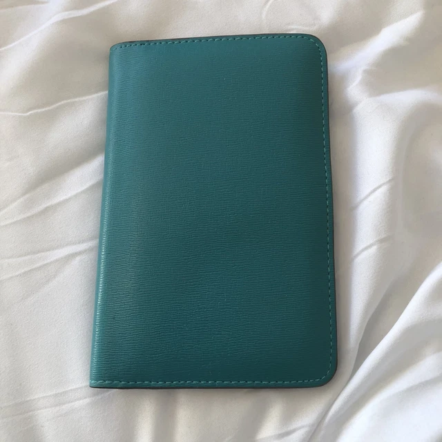 Warehouse Passport Holder Travel Wallet Green Pink Credit Card Holder Never Used