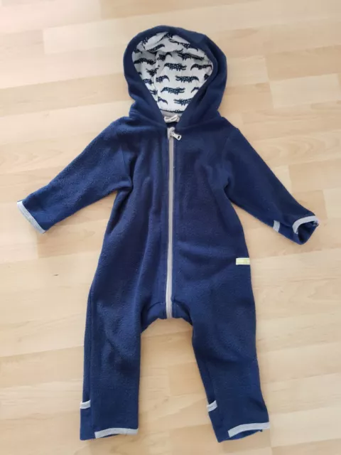 ⚠️ Overall Jungen Baby Outdoor Gr. 74/80 Loud+Proud Kapuze Hände/Füße Umklappbar