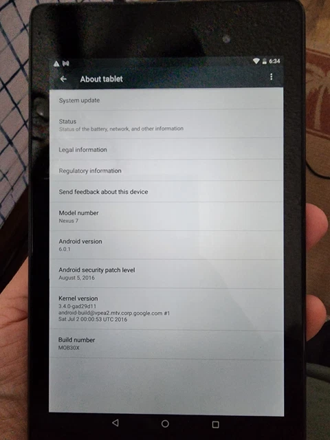 Google Nexus 7 2013 (2nd Gen) 32gb, Black