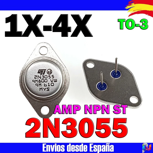 2N3055 Transistor di Potenza Npn TO-3'' UK Azienda SINCE1983 Nikko