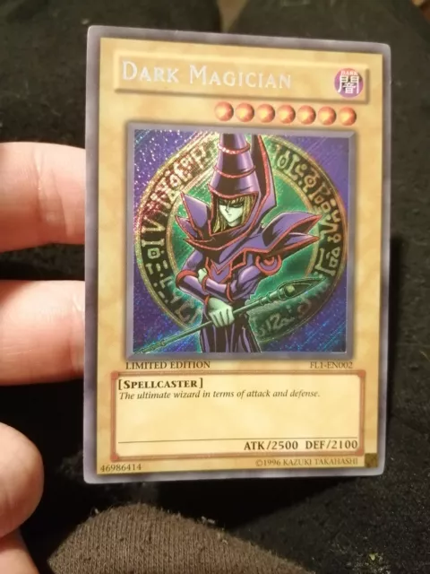 Yugioh Card Dark Magician FL1-EN002 Secret Rare Promo