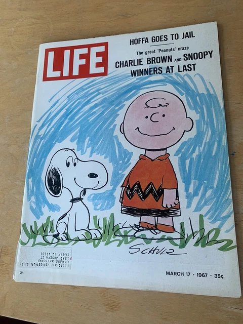 LIFE MAGAZINE MARCH 17, 1967 Charlie Brown & Snoopy Winners at 