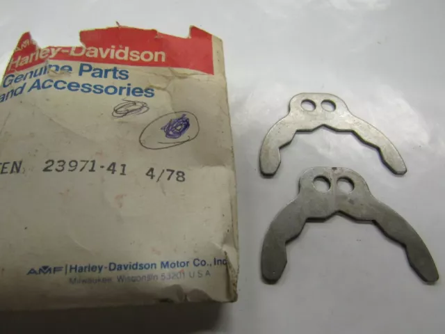 Manovella Perno Dado Blocco Piastre Harley Testa Rotonda Originale NOS 23971-41