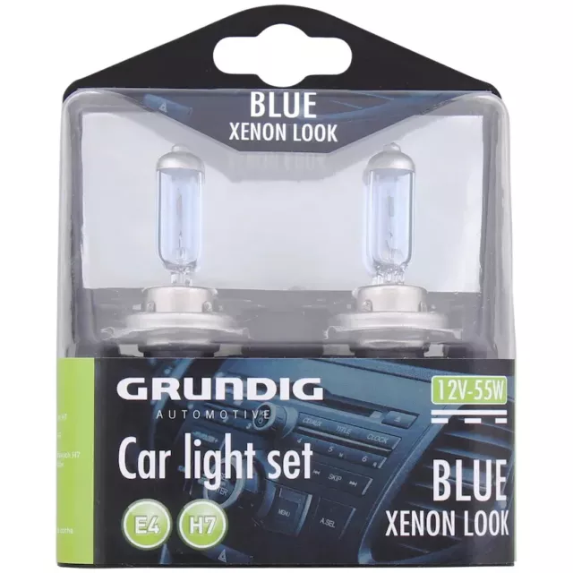 GRUNDIG AMPOULES POUR Auto Voiture Lumière Kit Bleu Xenon H7 E4 EUR 16,03 -  PicClick FR