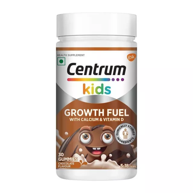 Centrum Kids Growth Fuel - 30 gomitas | Soporte de calcio y vitamina D en...