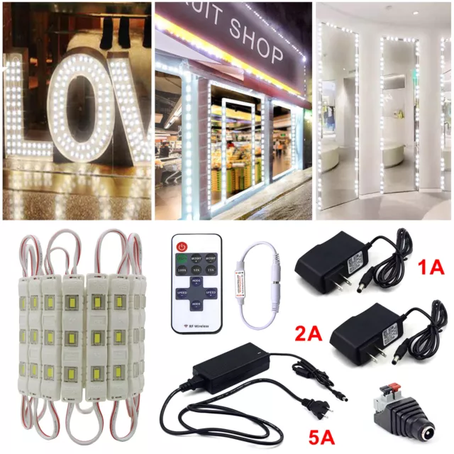 5730 SMD Waterproof LED Module Injection Light Store Front Window Sign Lamp 12V