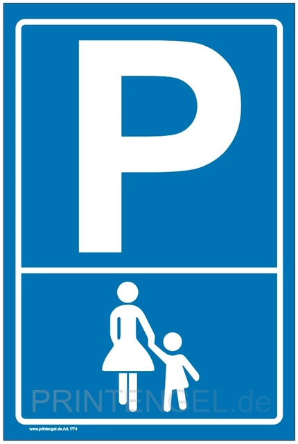 Cartello 'Proprietà Privata - Parcheggio Vietato' 30x20 Cm In Plastica Resistente Per Esterno - Scritta In Tedesco - 2