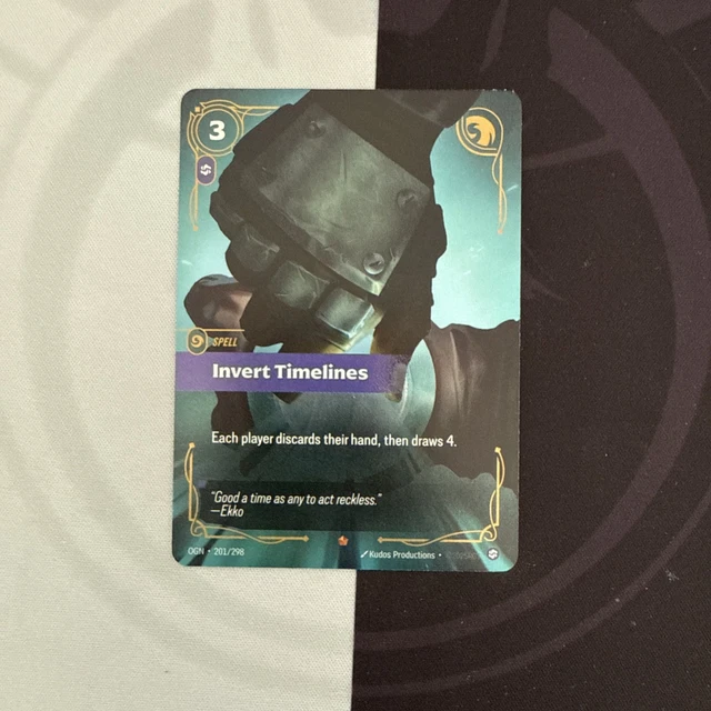 INVERT TIMELINES OGN #201/298 Foil - Riftbound TCG - Origins $45.00 ...