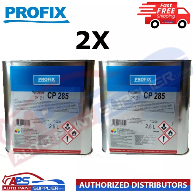 2X Professional Profix Line Hardener 2K 2.1 Cp 285 2.5 Litre