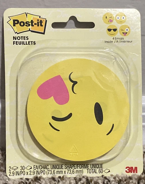 POSTIT NOTES 4 Emojis, BC2030EMOJ12 New In Package 5.00 PicClick