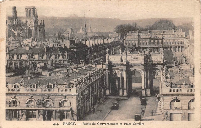 Nancy Palais du gouvernement et place carrière