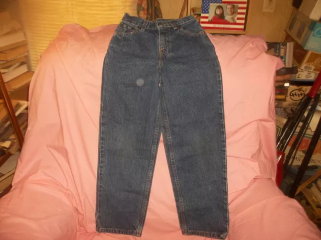 Levi Strauss & Co. 550 jeans size 8 Slim--GUC--blue, denim, straight legs, pocke