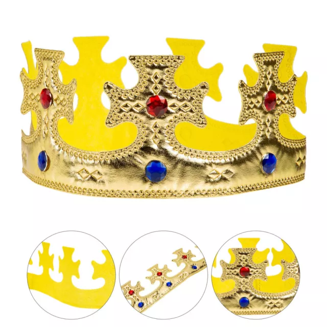 King Crowns for Boys Headdress Toys Birthday Boy Kid Toys Birthday Boy Hat